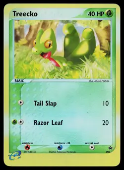 Pokemon Card - Treecko Nintendo Black Star Promos 003 (e-League) Reverse Holo - Image 1