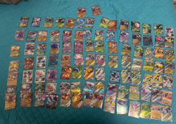 Pokemon Card Bulk Lot 100 Japanese EX & V NM. WITH DECK BOX US Seller. - Image 1