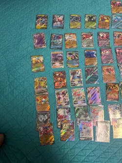 Pokemon Card Bulk Lot 100 Japanese EX & V NM. WITH DECK BOX US Seller. - Image 5
