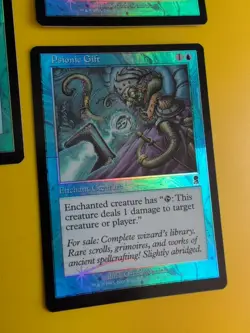 Psionic Gift x3 Enchant Creature. MTG Card. Odyssey.Old Border FOIL. - Image 4