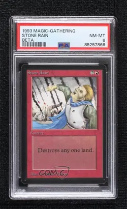 Stone Rain Magic: Limited Edition Beta PSA 8 1993 - Image 1