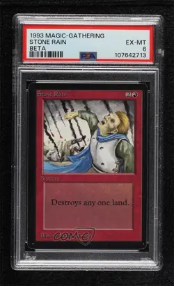 Stone Rain Magic: Limited Edition Beta PSA 6 1993 - Image 1