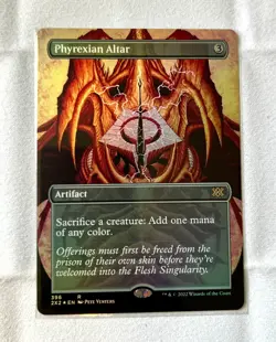 Phyrexian Altar Borderless FOIL #396 Double Masters 2022 NM!! - Image 1