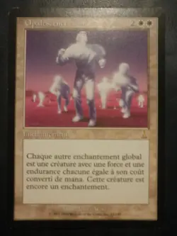 mtg magic opalescence urza's destiny FRENCH vf fr destinee d'urza 3 available - Image 1