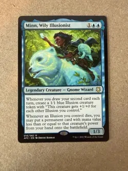 Minn, Wily Illusionist #16 (NM) Forgotten Realms AFC Magic MTG - Image 1