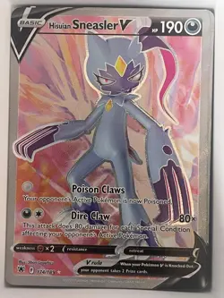Hisuian Sneasler V 174/189 Ultra Rare Astral Radiance Pokemon NM - Image 1