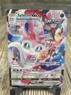 Pokemon Sylveon VMAX Brilliant Stars TG15/TG30 Trading Card NM - Image 1