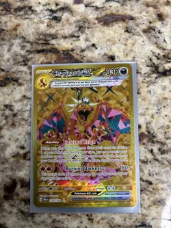 Pokemon TCG Charizard EX Hyper Rare Holo Card 228/197 Sv03: Obsidian Flames - Image 1