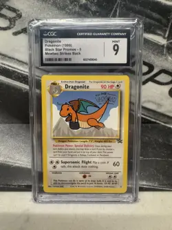 Pokemon TCG Dragonite #5 Black Star Promo WB the First Movie Stamped Card CGC 9 - Image 1