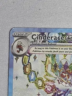 Cinderace ex 157/142 Sv07: Stellar Crown Holo Pokemon TCG - Image 3