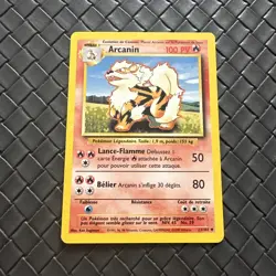 Carte Pokemon Arcanin 23/102 Edition 2 Set de Base Wizards Francaise #2 - Image 1