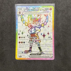 Cinderace ex 157/142 Sv07: Stellar Crown Holo Ultra Rare Pokemon TCG - Image 1