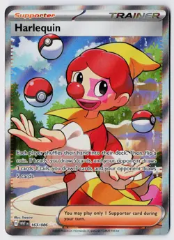 Pokemon TCG Harlequin 163/086 FULL ART White Flare Playset NM - Image 1