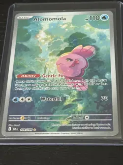 Alomomola 108/086 NM – Illustration Rare Holo – 2025 TCG Pokemon Black Bolt - Image 1