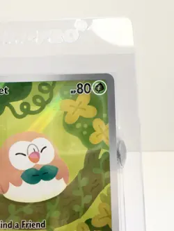 Pokemon TCG Rowlet 090/088 Illustration Rare Holo Perfect Order English NM - Image 3