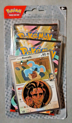 Pokemon Mega Evolution–Ascended Heroes Larry Komala 2 Pack Blister Promo Booster - Image 1