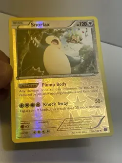 2015 SNORLAX Breakthrough Set REVERSE HOLO Foil XY Series⭐118/162😱NM🔥 - Image 4