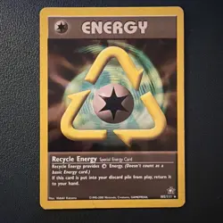Recycle Energy - 105/111 - Neo Genesis - WOTC - Non Holo Rare - LP - Pokemon TCG - Image 1