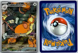Team Rocket's Raticate 202/182 Illustration Rare Destined Rivals Pokemon NM - Image 3