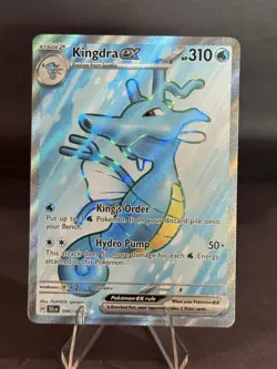 Kingdra ex 080/064 Shrouded Fable Ultra Rare Full Art Holo Pokemon TCG NM/M - Image 1