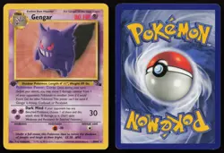 Gengar 20/62 1st Edition Rare Fossil Pokemon LP - Image 3