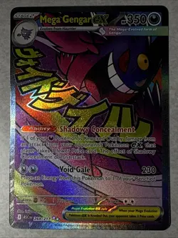 Pokemon TCG Mega Gengar EX 269/217 Void Gale Full Art Holo 350 HP - Image 3