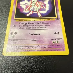 POKEMON MEWTWO THE FIRST MOVIE PROMO CARD 3 - Image 2
