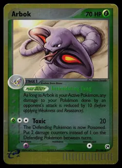Pokemon Card - Arbok Sandstorm 29/100 Reverse Holo Uncommon - Image 1