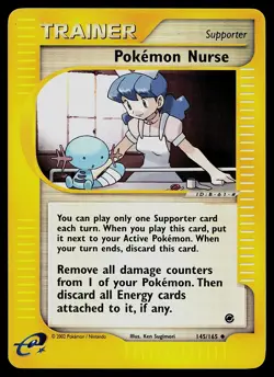 Pokemon Card - Pokemon Nurse Expedition 145/165 Uncommon Reverse Holo - Image 1
