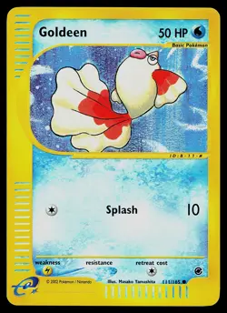Pokemon Card - Goldeen Expedition 111/165 Common Reverse Holo - Image 1