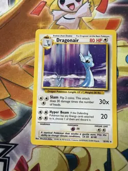 Pokemon Card - Base 18/102 - DRAGONAIR (rare) - NM - Image 1