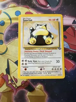 Snorlax - 27/64 - Pokemon Jungle Unlimited Rare Card WOTC - Image 1