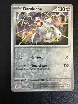 Pokemon Duraludon Reverse Holo Card 129/191 Sv08: Surging Sparks - Image 1