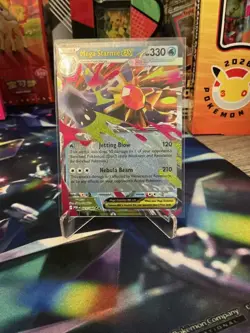 Pokemon TCG Mega Starmie ex 021/088 Perfect Order English Double Rare - Image 1