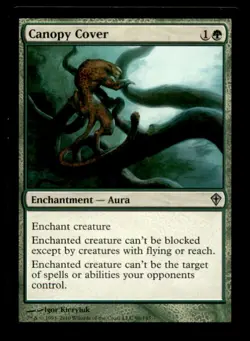 MTG Canopy Cover LP Light Play Worldwake [3542] - Image 1