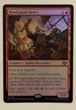 Howlsquad Heavy Foil - Aetherdrift MTG Magic the Gathering - Image 1