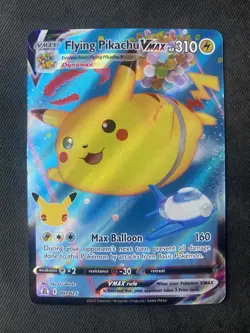 Flying Pikachu Vmax - 007/025 Celebrations 25th ULTRA RARE Pokemon - NM/MINT - Image 1