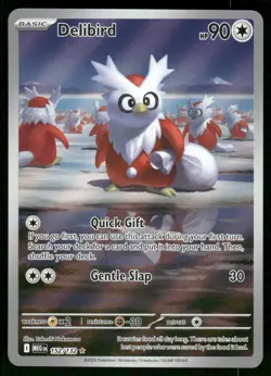 Pokemon Cards Delibird 152/132 Mega Evolution Illustration Rare NM - Image 1