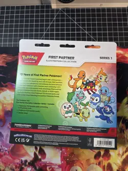 Pokemon TCG: First Partner Illustration CollectionSeries 1x Mega X Charizard Tin - Image 3