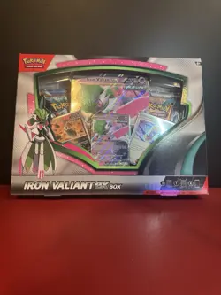 Pokemon TCG: Iron Valiant EX Collection Box - new/sealed - Image 1