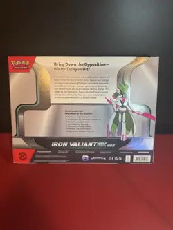 Pokemon TCG: Iron Valiant EX Collection Box - new/sealed - Image 4