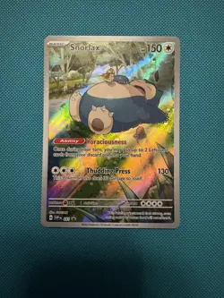 Pokemon TCG Snorlax SVP051 Holo 151 ETB Promo - Image 1