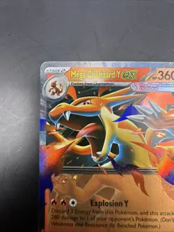 Pokemon Mega Charizard Y ex 030 Mega Evolution Holo Black Star Promo Near Mint - Image 2