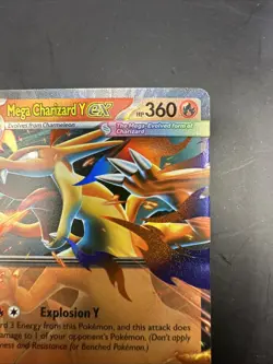 Pokemon Mega Charizard Y ex 030 Mega Evolution Holo Black Star Promo Near Mint - Image 3