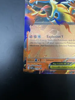 Pokemon Mega Charizard Y ex 030 Mega Evolution Holo Black Star Promo Near Mint - Image 4