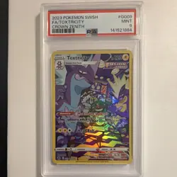 Pokemon Toxtricity Full Art Holo PSA 9 GG09 Crown Zenith Galarian Gallery - Image 1
