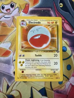 Electrode 18/64 Jungle Regular Black Star Rare WOTC Vintage Pokemon TCG NM / LP - Image 1