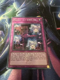 Yugioh Maliss GWC-06 World Championship 2025 Emblazoned Secret Rare - Image 1