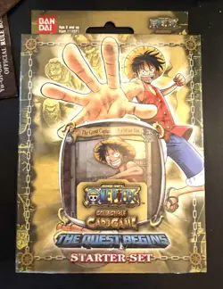 2005 Bandai Vintage One Piece CCG The Quest Begins Sealed Starter Deck English - Image 1