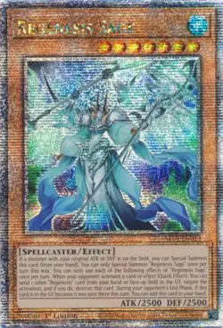 Yugioh! LP Regenesis Sage - ALIN-EN014 - Quarter Century Secret Rare - 1st Editi - Image 1